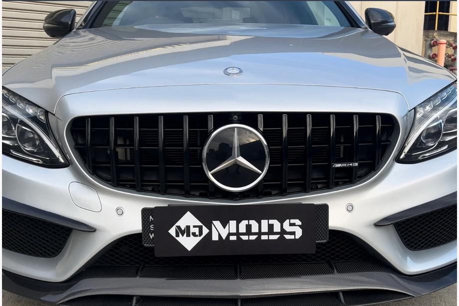 Mercedes C-сlass W205 2014-2021 Parrilla Delantera Panamericana GT Negra (para Avantgarde/AMG-Line/C43 AMG) Image