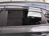 Hyundai Kona 2017-2023 Deflectores de ventana con moldura cromada (4 uds, Niken) foto 8