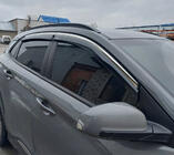 Hyundai Kona 2017-2023 Deflectores de ventana con moldura cromada (4 uds, Niken) foto 1