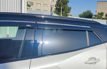 Peugeot 2008 2019- Deflectores de ventana con moldura cromada (4 uds, Niken) foto 2