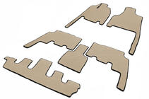 Chrysler Voyager 2001-2007 Alfombrillas (3 filas, EVA, beige) foto 1