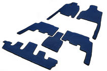 Chrysler Voyager 2001-2007 Alfombrillas (3 filas, EVA, azul) foto 2