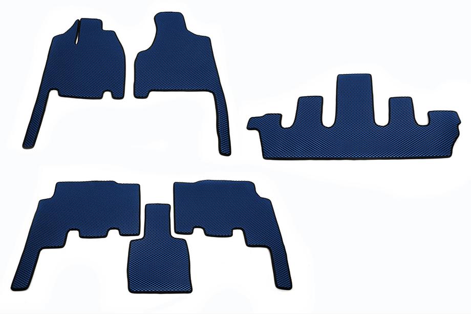 Chrysler Voyager 2001-2007 Alfombrillas (3 filas, EVA, azul) Image