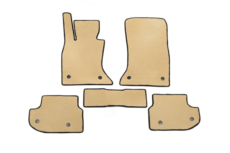 BMW 5 Series F10/F11 2010–2016 Alfombrillas 2013-2016 (EVA, beige) Image