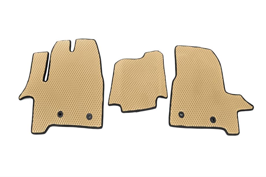 Ford Custom 2013-2022 Alfombrillas EVA (Delanteras, Beige) Image