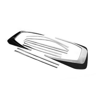 Molduras de Ventanas Cromadas Diseño LC300 (Acero Inoxidable) Toyota Land Cruiser 200 2007-2021 foto 4