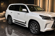 Lexus LX 500d/600 2022- Molduras de Puerta F-Sport Blanco+Cromo (4 uds, ABS) foto 2