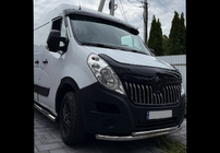 Renault Master 2011-2023 Visera de parabrisas V2 (negro brillo, 5mm) foto 6
