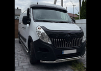 Renault Master 2011-2023 Visera de parabrisas V2 (negro brillo, 5mm) foto 7