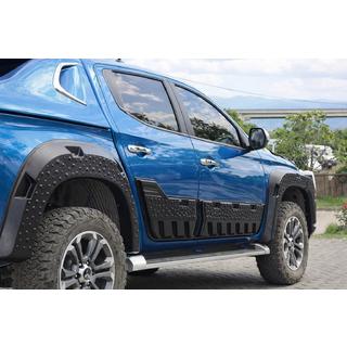 Molduras de puertas EuroCap (6 uds, ABS) Mitsubishi L200 2015-2024 foto 3