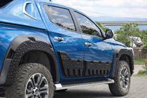 Fiat Fullback 2016- Molduras de puertas EuroCap (6 uds, ABS) foto 2