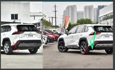 Toyota Rav 4 2019–2025 Guardabarros Premium 2022+ (Aleta Larga, 4 uds) foto 2