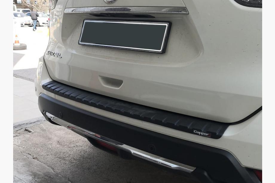 Nissan X-trail T32/Rogue 2014-2021 Cubierta de parachoques trasero EuroCap (2017-2021, ABS) Foto 9