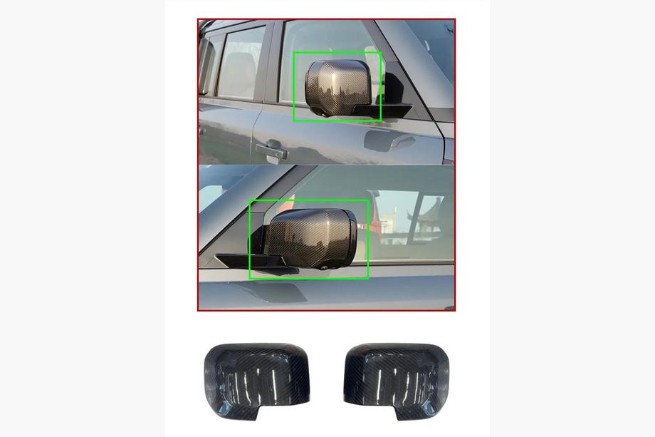 Land Rover Defender 2019- Cubiertas de Espejos de Carbono Image