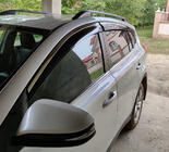 Toyota Rav 4 2013-2018 Deflectores de ventana con moldura cromada (4 uds, Niken) foto 3