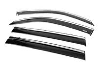 Lexus LX570/450d 2008-2022 Deflectores de ventana con moldura cromada (4 uds, Niken) foto 5