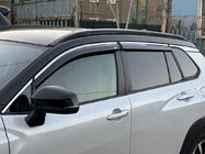 Toyota Corolla Cross 2020- Deflectores de ventana con moldura cromada (4 uds, Niken) foto 1
