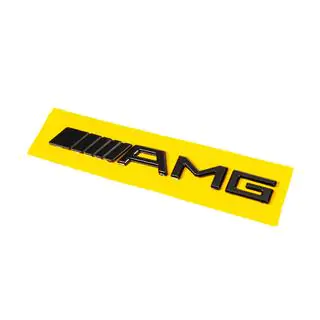 Emblema AMG (20cm, ABS, Negro) foto 1