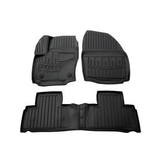 Alfombrillas de Goma Stingray 3D (2011-2014, 4 uds, Poliuretano, Clip FC2) Ford S-Max 2007-2014