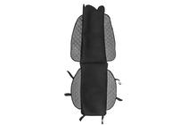 Funda de asiento ECO y tela (1 ud, Gris con costura gris + tela) foto 8