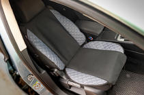 Funda de asiento ECO y tela (1 ud, Gris con costura gris + tela) foto 5