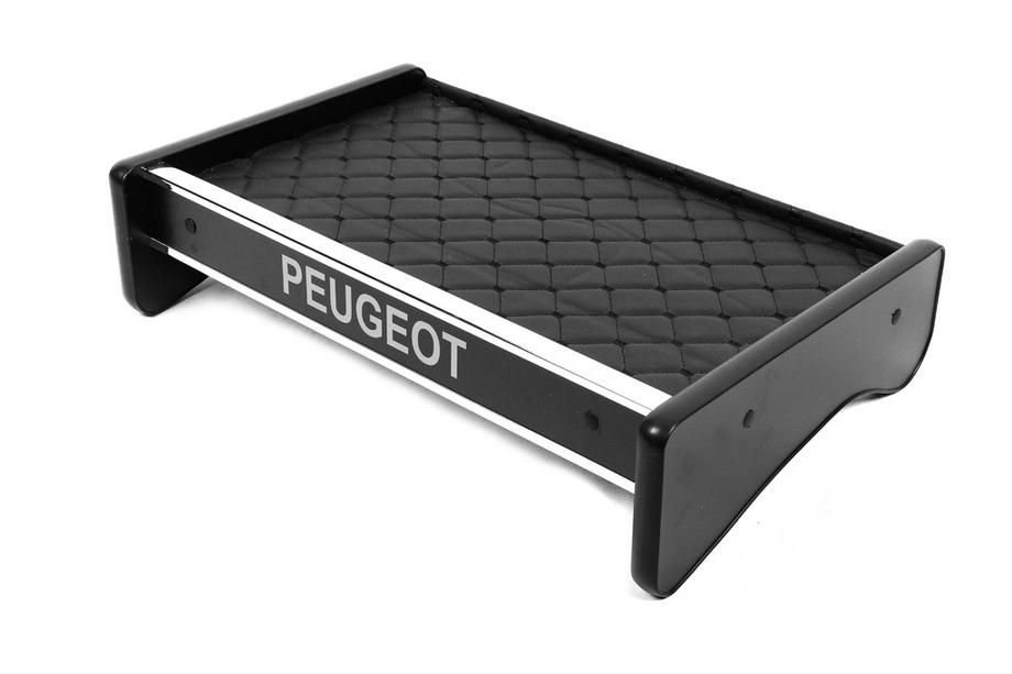 Peugeot Boxer 2006-2025 Estante para salpicadero (Negro con costura negra) Image