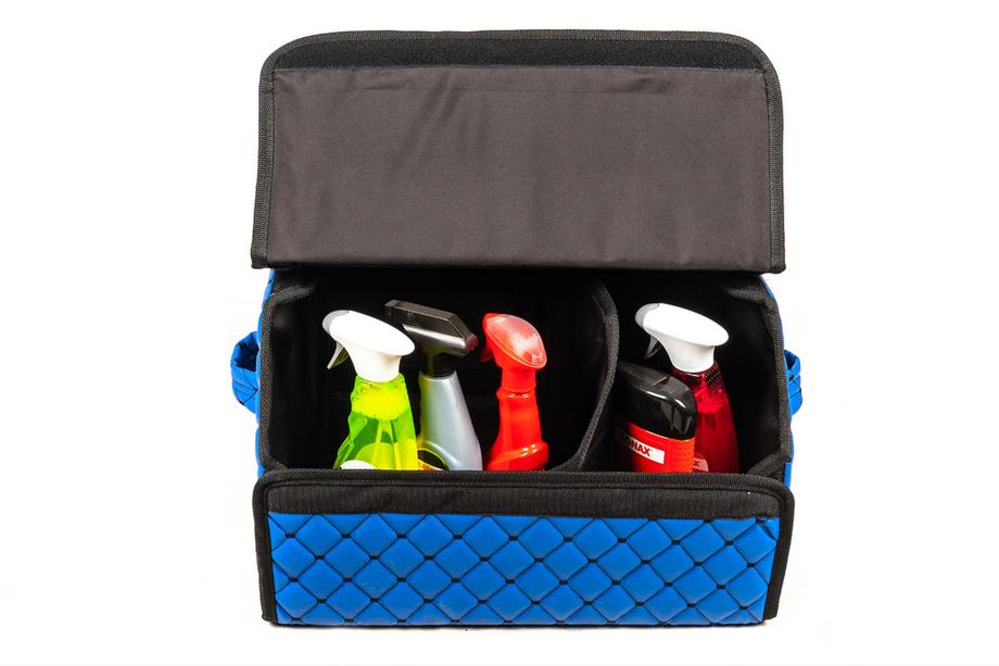 Bolsa organizadora de maletero ECO (50x30x30, azul) Foto 5