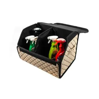 Bolsa organizadora de maletero ECO (50x30x30, beige) foto 2