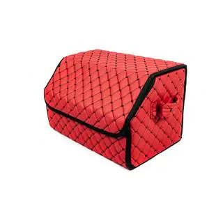 Bolsa organizadora de maletero ECO (50x30x30, roja) foto 1