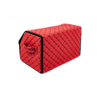 Bolsa organizadora de maletero ECO (50x30x30, roja) foto 4