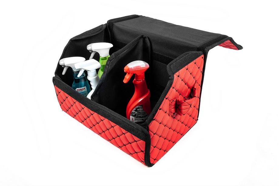 Bolsa organizadora de maletero ECO (50x30x30, roja) Foto 2