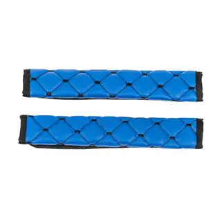 Fundas para cinturón de seguridad ECO (2 uds, Azul con costura negra) foto 3