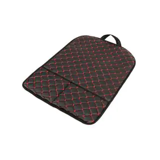 Organizador de respaldo de asiento ECO (1 ud, Negro con costura roja) foto 4