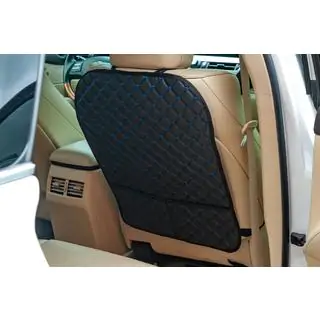 Organizador de Respaldo de Asiento ECO (1 ud, Negro con Costura Azul) foto 2