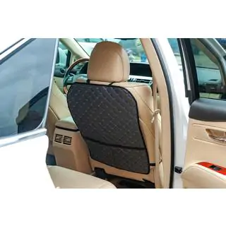 Organizador de respaldo de asiento ECO (1 ud, Gris con costura gris) foto 1
