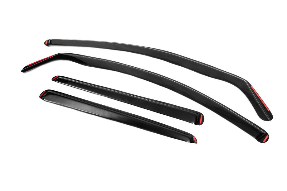 Nissan Qashqai 2014-2021 Deflectores de ventana encastrables (Esa, 4 uds) Foto 2