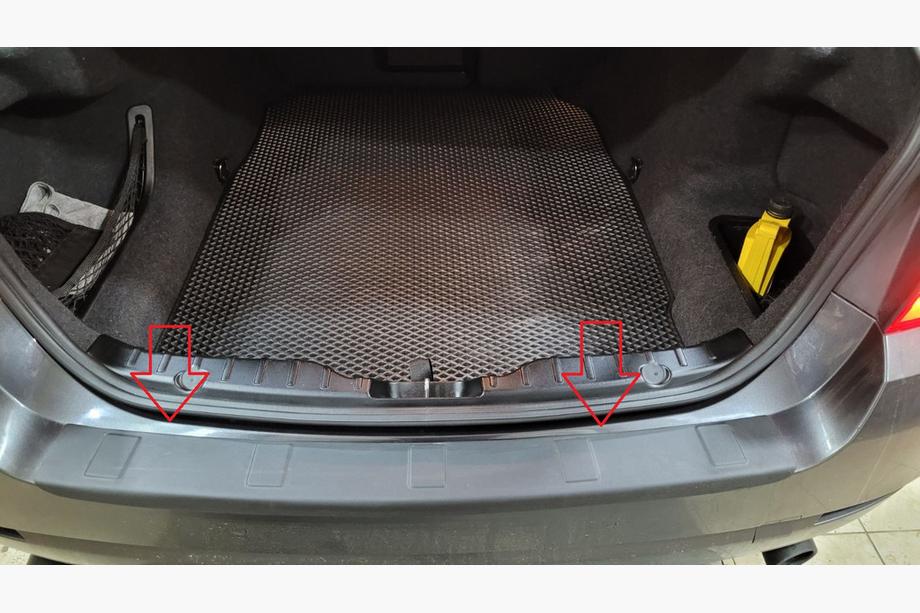 BMW 5 Series F10/F11 2010–2016 Cubierta de Parachoques Trasero Esa (Sedan, ABS) Foto 1
