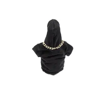 Funda de Palanca de Cambios Estilo Sudadera (Negro, Cordón Naranja) foto 4