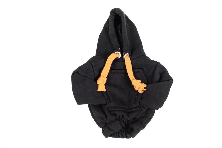 Funda de Palanca de Cambios Estilo Sudadera (Negro, Cordón Naranja) Foto 2