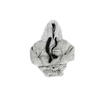 Funda palanca de cambios sudadera (gris, cordón negro) foto 2