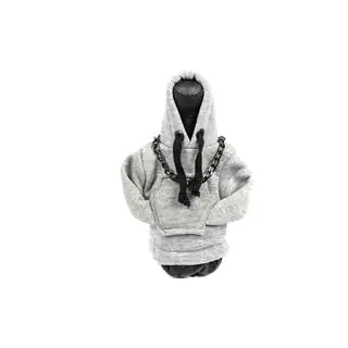 Funda palanca de cambios sudadera (gris, cordón negro) foto 1