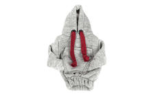 Funda palanca de cambios tipo hoodie (gris, cordón burdeos) foto 2