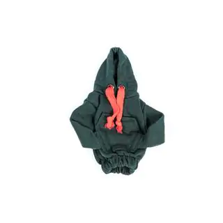 Funda palanca de cambios estilo sudadera (verde, cordón rojo) foto 3