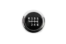Volkswagen Passat B6 2006-2012 Inserto para pomo de cambio 3CO711144A foto 2