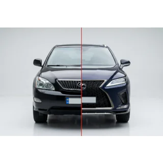 Kit de restyling a 2021 (parachoques, faros, pilotos traseros) Lexus RX 2003-2009 foto 1