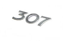 Peugeot 307 2001-2008 Inscripción 307 (105mm x 30mm) foto 2