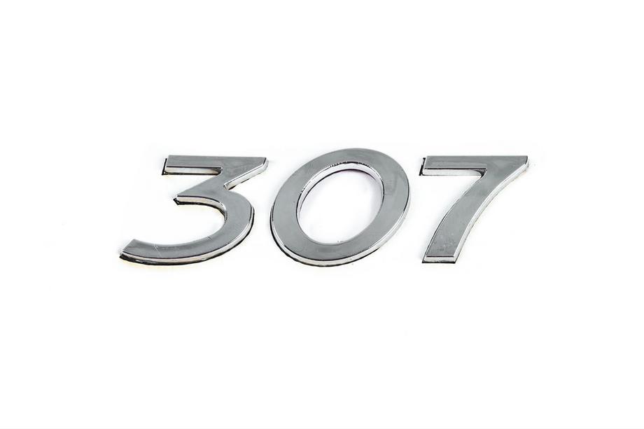 Peugeot 307 2001-2008 Inscripción 307 (105mm x 30mm) Image