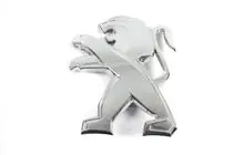 Peugeot 206 1998-2024 Emblema trasero 9673873277 (80mm x 70mm) foto 1