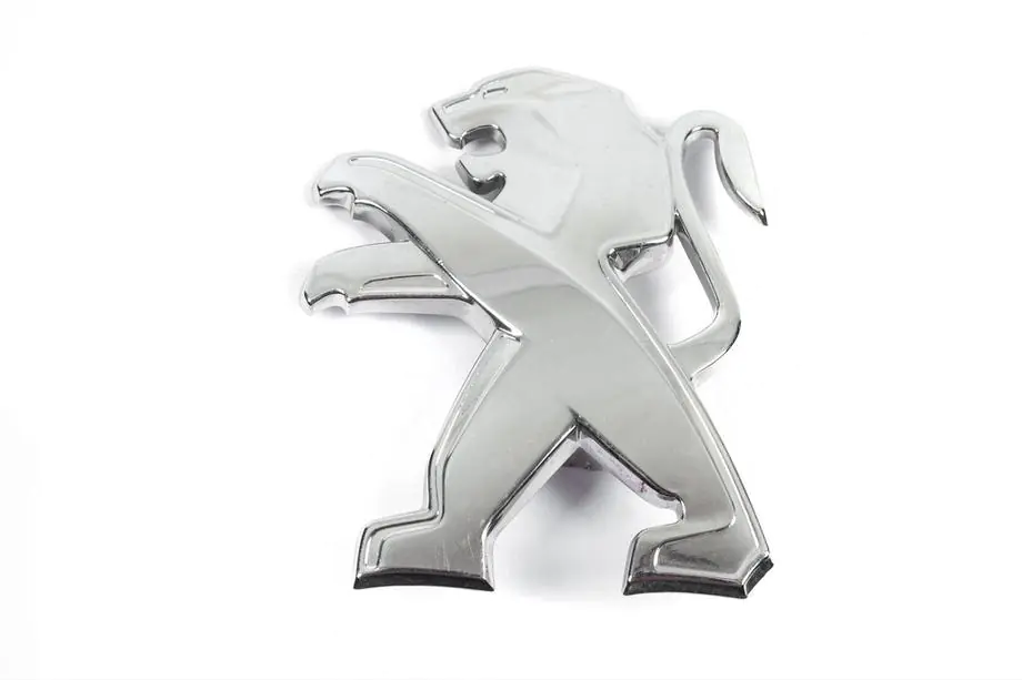 Peugeot 206 1998-2024 Emblema trasero 9673873277 (80mm x 70mm) Image