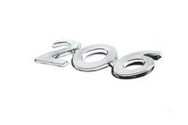 Peugeot 206 1998-2024 Emblema 206 (90mm x 25mm) foto 2
